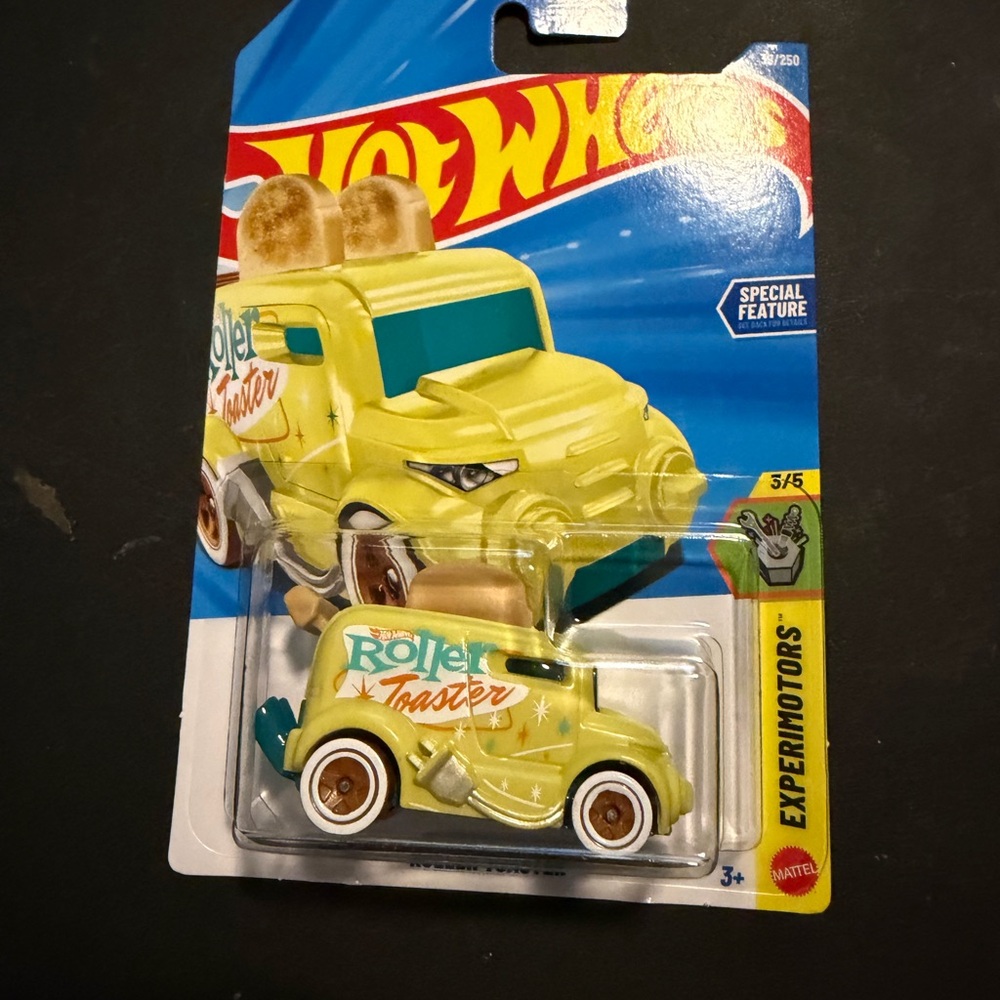 Mattel Hot Wheels Roller Toaster - Yellow